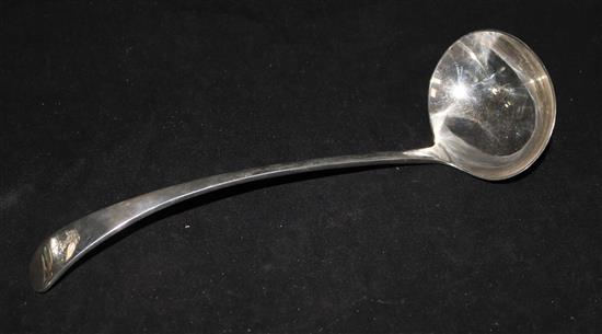 An Edwardian silver Old English pattern soup ladle by William Hutton & Sons,Sheffield, 1906.
